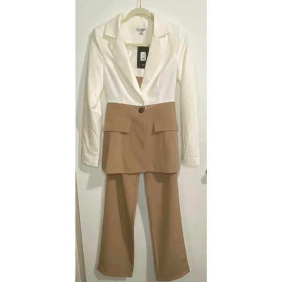 2 Piece Suit Set - White/Combo - Picture 5 of 10